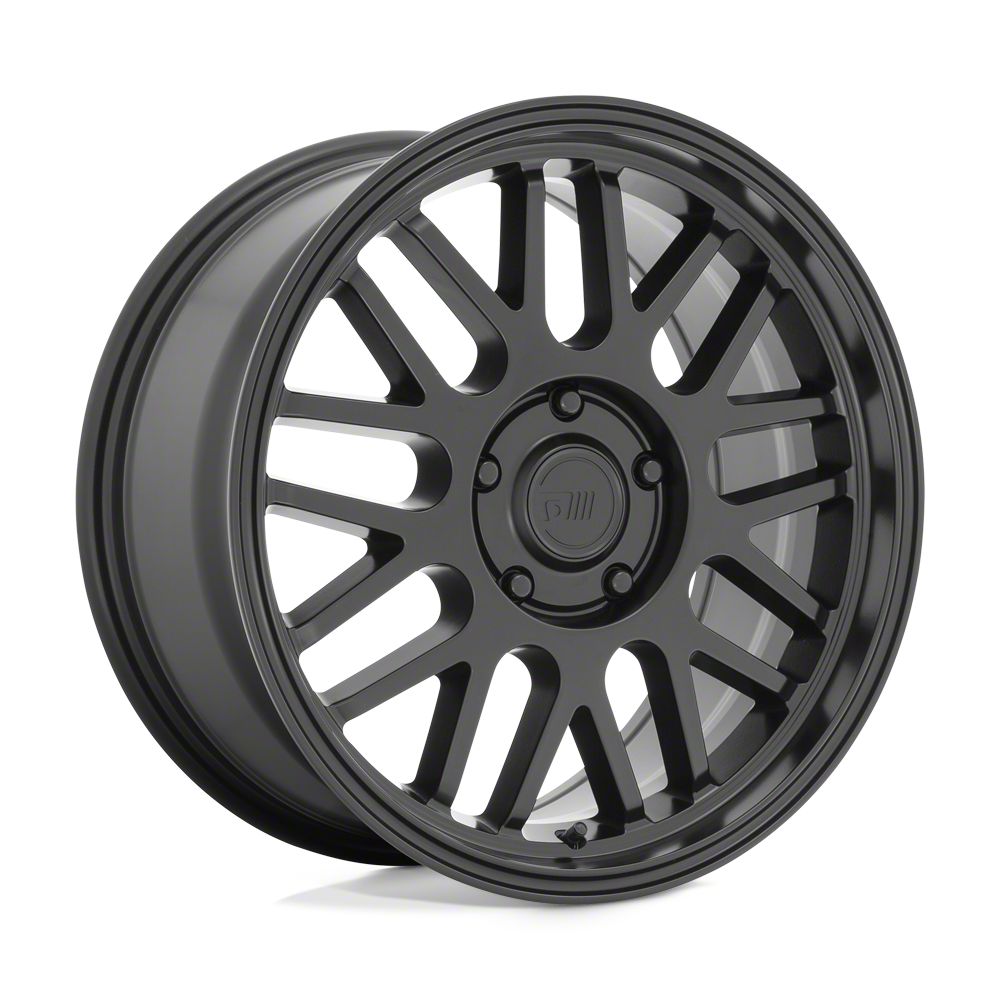Motegi Camaro M9 Satin Black Wheel; 18x8.5; 42mm Offset Motegi Camaro M9 Satin Black Wheel; 18x8.5; 42mm Offset