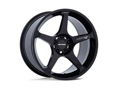 Motegi Battle V Blackbird Metallic Wheel; 18x9.5; 15mm Offset (10-14 Mustang GT w/o Performance Pack, V6)