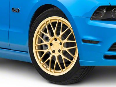 Motegi CM10 Rally Gold Wheel; 19x8.5 (10-14 Mustang)