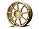 Motegi MR138 Gold with Machined Lip Wheel; 19x8.5 (10-14 Mustang)