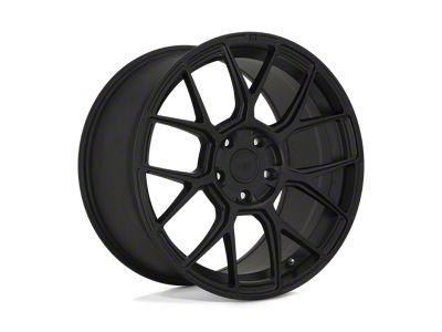 Motegi CM7 Satin Black Wheel; 18x8.5; 42mm Offset (15-23 Mustang GT w/o Performance Pack, , V6)