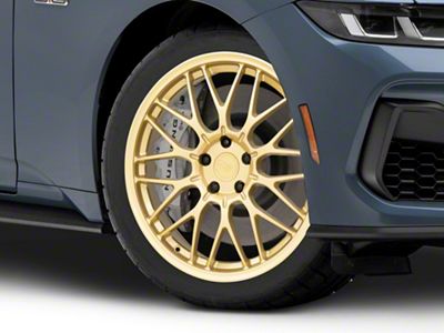 Motegi CM10 Rally Gold Wheel; 19x8.5 (2024 Mustang)