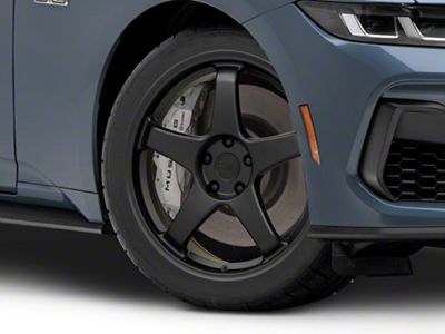 Motegi CS5 Satin Black Wheel; 19x8.5; 35mm Offset (24-25 Mustang)