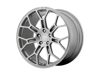 Motegi Techno Mesh Silver Wheel; Rear Only; 20x10.5 (2024 Mustang)