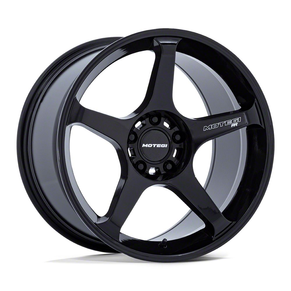 Motegi Camaro Battle V Blackbird Metallic Wheel; Rear Only