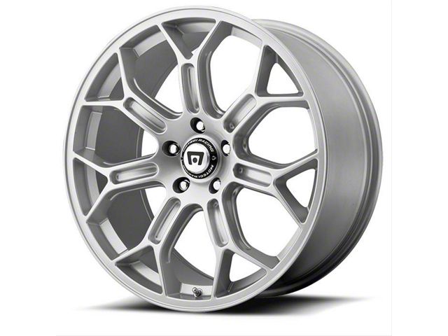 Motegi Techno Mesh S Race Silver Wheel; Rear Only; 19x10 (05-13 Corvette C6)