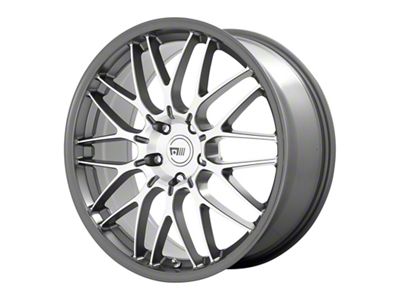 Motegi CM10 Machined Gunmetal Wheel; 19x8.5; 42mm Offset (21-25 Mustang Mach-E)