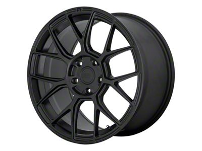 Motegi CM7 Satin Black Wheel; 18x8.5; 42mm Offset (21-25 Mustang Mach-E, Excluding GT)