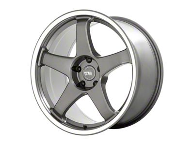 Motegi CS5 Gunmetal Machined Wheel; 18x8.5; 42mm Offset (21-25 Mustang Mach-E, Excluding GT)