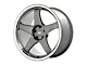 Motegi CS5 Gunmetal Machined Wheel; 18x8.5 (21-24 Mustang Mach-E, Excluding GT)