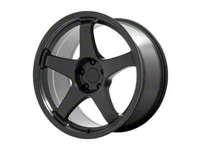 Motegi CS5 Satin Black Wheel; 18x8.5; 42mm Offset (21-25 Mustang Mach-E, Excluding GT)