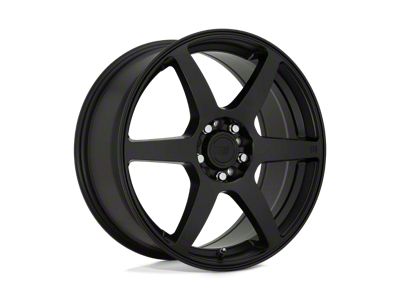 Motegi CS6 Satin Black Wheel; 18x8; 45mm Offset (21-25 Mustang Mach-E, Excluding GT)