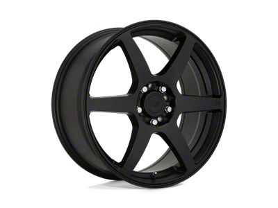 Motegi CS6 Satin Black Wheel; 18x8 (21-24 Mustang Mach-E, Excluding GT)