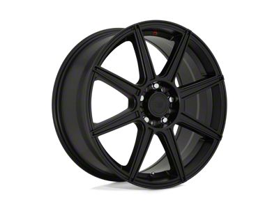 Motegi CS8 Satin Black Wheel; 18x8; 45mm Offset (21-25 Mustang Mach-E, Excluding GT)