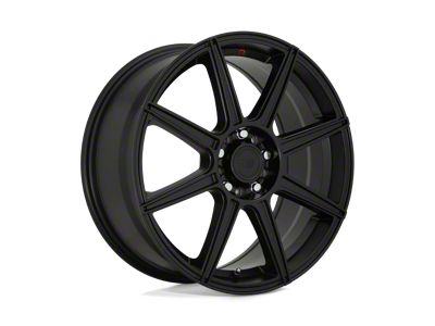 Motegi CS8 Satin Black Wheel; 18x8 (21-24 Mustang Mach-E, Excluding GT)