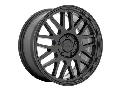 Motegi M9 Satin Black Wheel; 18x8.5; 42mm Offset (21-25 Mustang Mach-E, Excluding GT)