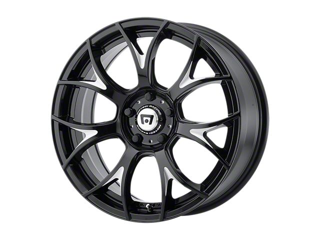 Motegi MR126 Gloss Black Milled Wheel; 20x8.5 (21-24 Mustang Mach-E)