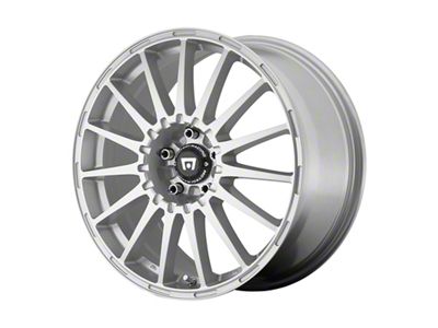 Motegi Rally Cross S Bright Silver Wheel; 18x8 (21-24 Mustang Mach-E, Excluding GT)