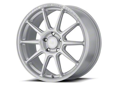 Motegi SS10 Hyper Silver Wheel; 18x8.5 (21-24 Mustang Mach-E, Excluding GT)