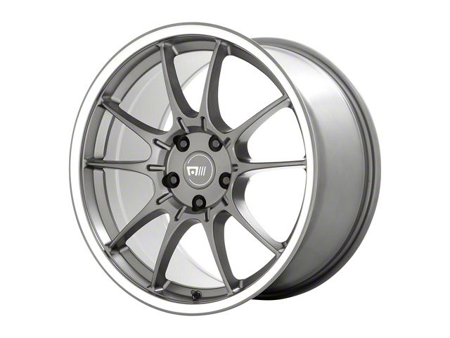 Motegi SS5 Gunmetal Machined Wheel; 18x8.5 (21-24 Mustang Mach-E, Excluding GT)