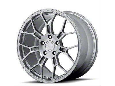 Motegi Techno Mesh Anthracite Wheel; Rear Only; 20x10.5; 52mm Offset (15-23 Mustang GT, EcoBoost, V6)