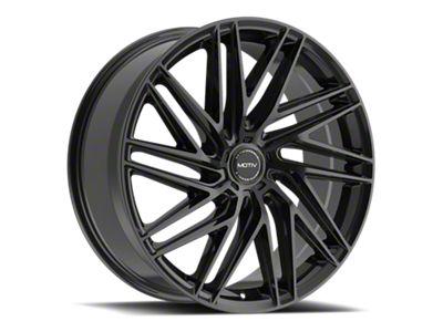 Motiv Align Gloss Black Wheel; 22x9 (07-10 AWD Charger)