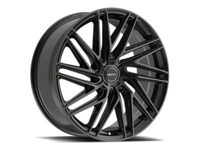 Motiv Align Gloss Black Wheel; 22x9 (06-10 RWD Charger)