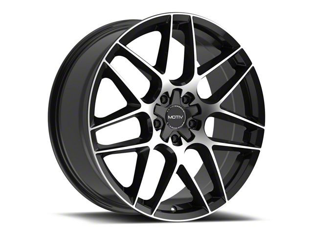 Motiv Foil Gloss Black Machined Wheel; 20x8.5 (06-10 RWD Charger)