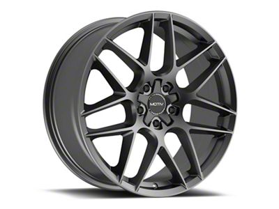 Motiv Foil Gloss Graphite Wheel; 18x8; 20mm Offset (06-10 RWD Charger)
