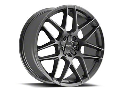 Motiv Foil Gloss Graphite Wheel; 18x8 (06-10 RWD Charger)