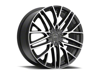 Motiv Maven Gloss Black Machined Wheel; 22x9 (07-10 AWD Charger)