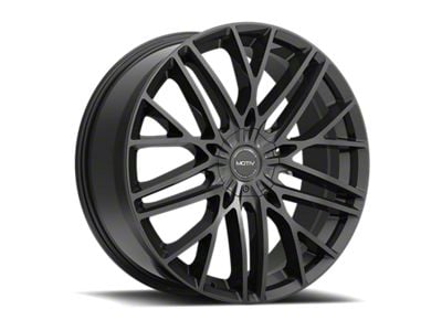 Motiv Maven Gloss Black Wheel; Rear Only; 22x11.5 (07-10 AWD Charger)