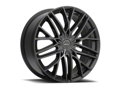 Motiv Maven Gloss Black Wheel; Rear Only; 22x11.5 (06-10 RWD Charger)