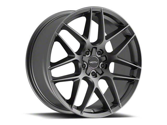 Motiv Foil Gloss Graphite Wheel; 18x8 (10-15 Camaro)