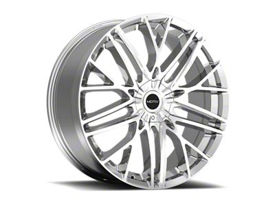 Motiv Maven Chrome Wheel; Rear Only; 22x11.5; 40mm Offset (17-23 AWD Challenger)