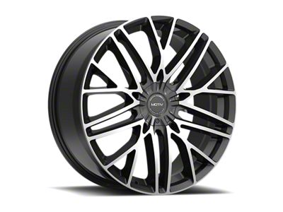 Motiv Maven Gloss Black Machined Wheel; 22x9; 40mm Offset (17-23 AWD Challenger)