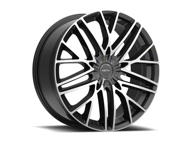 Motiv Maven Gloss Black Machined Wheel; 22x9 (08-23 RWD Challenger, Excluding Widebody)