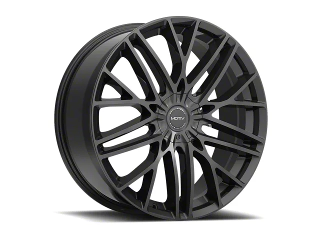 Motiv Maven Gloss Black Wheel; Rear Only; 22x11.5 (17-23 AWD Challenger)