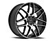 Motiv Foil Gloss Black Machined Wheel; 20x8.5 (11-23 RWD Charger, Excluding Widebody)