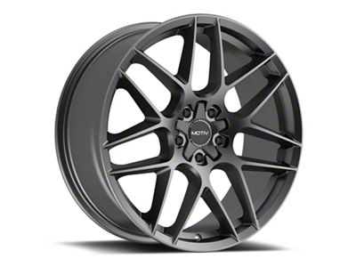 Motiv Foil Gloss Graphite Wheel; 18x8 (11-23 RWD Charger, Excluding Widebody)