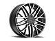 Motiv Maven Gloss Black Machined Wheel; 22x9 (11-23 RWD Charger, Excluding Widebody)