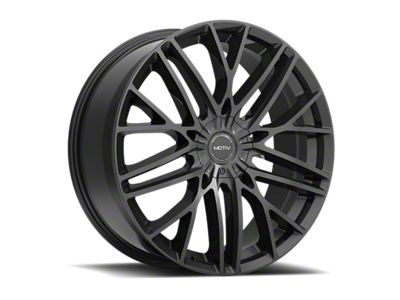 Motiv Maven Gloss Black Wheel; Rear Only; 22x11.5 (11-23 AWD Charger)