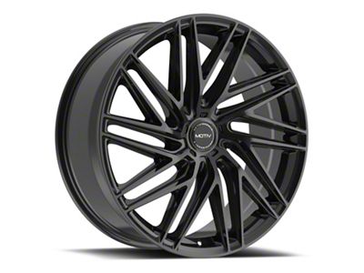 Motiv Align Gloss Black Wheel; 18x8; 40mm Offset (21-25 Mustang Mach-E, Excluding GT)