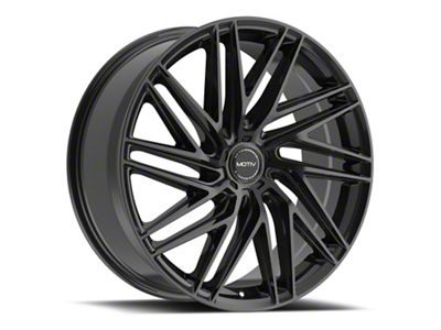 Motiv Align Gloss Black Wheel; 18x8 (21-24 Mustang Mach-E, Excluding GT)
