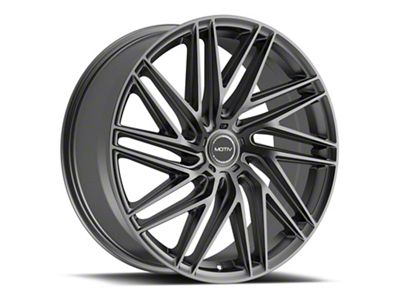 Motiv Align Gloss Graphite Wheel; 18x8; 40mm Offset (21-25 Mustang Mach-E, Excluding GT)
