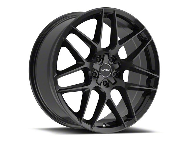 Motiv Foil Gloss Black Wheel; 20x8.5 (21-24 Mustang Mach-E)