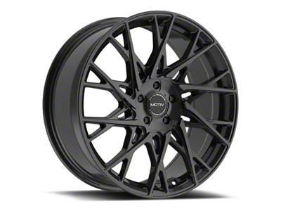 Motiv Maestro Gloss Black Wheel; 18x8; 40mm Offset (21-25 Mustang Mach-E, Excluding GT)