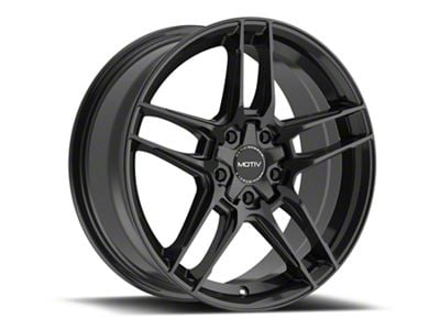 Motiv Matic Gloss Black Wheel; 18x7.5 (21-24 Mustang Mach-E, Excluding GT)