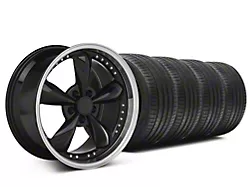 18x9 American Muscle Wheels Bullitt Motorsport Wheel - 275/35R18 Sumitomo High Performance Summer HTR Z5 Tire; Wheel & Tire Package (99-04 Mustang)