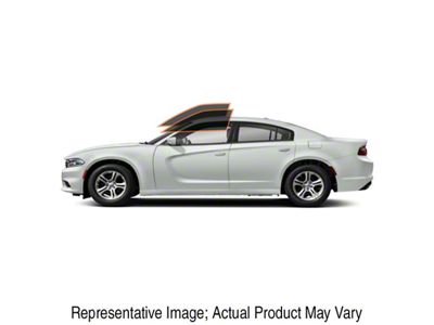 MotoShield Pro Front Driver/Passenger Window Tint; 25% (15-23 Charger)